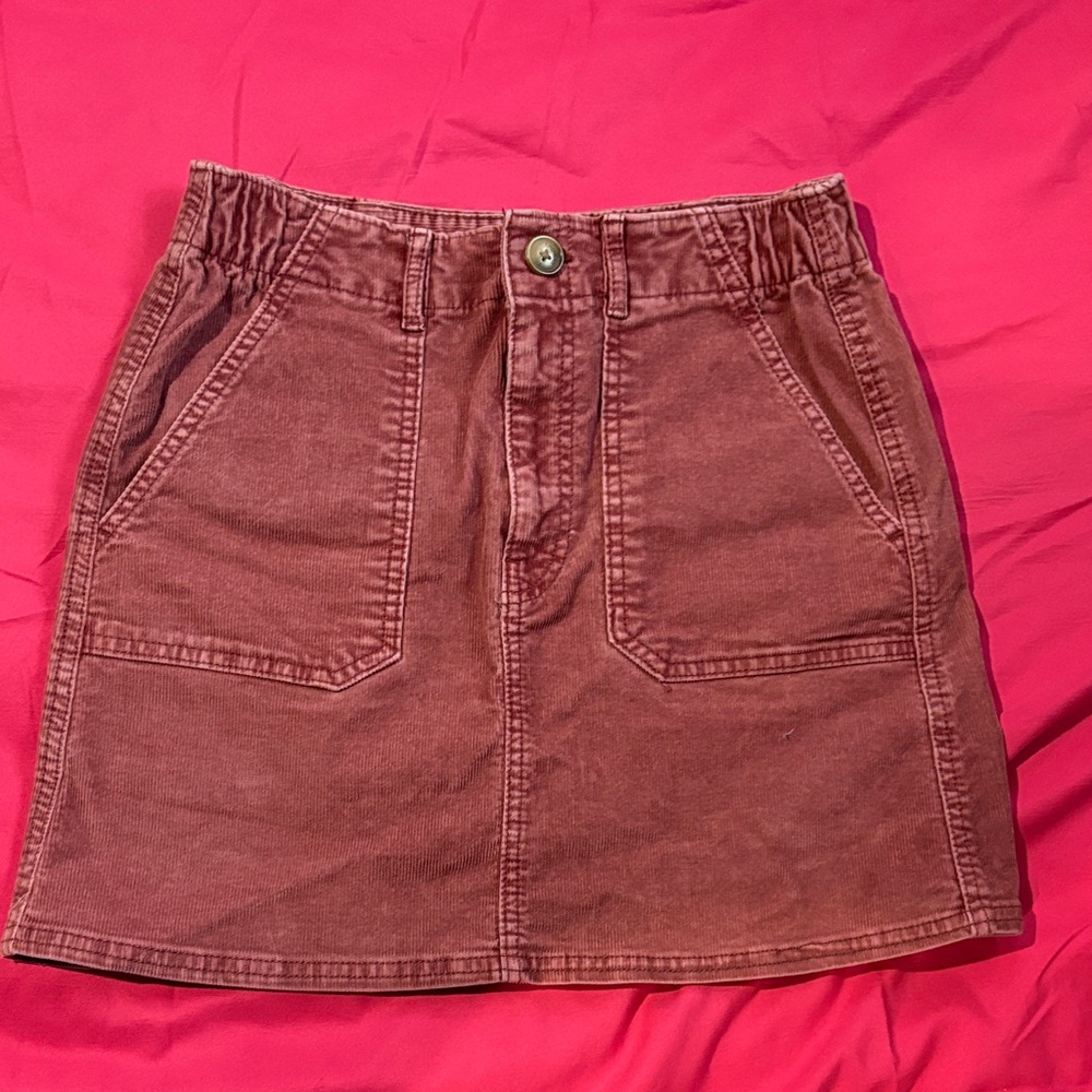 Stylish Women's Dark Pink Skirt